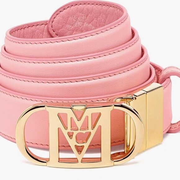 NWT MCM Mode Travia Reversible Belt in Visetos - Picture 2 of 10